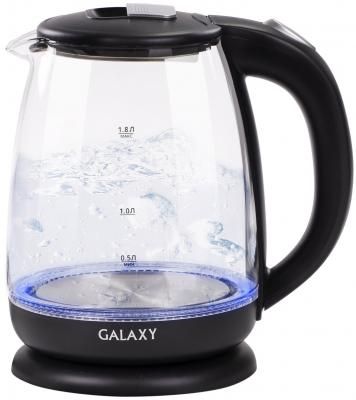Чайник GALAXY GL0554 2000 Вт чёрный 1.8 л стекло