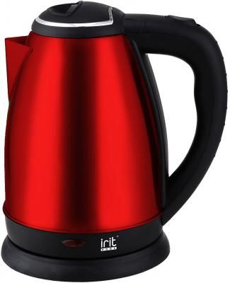 Чайник электрический Irit IR-1343 1500 Вт красный 2 л нержавеющая сталь