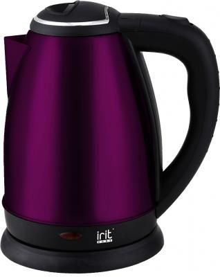 Чайник электрический Irit IR-1342 1500 Вт фиолетовый 2 л нержавеющая сталь