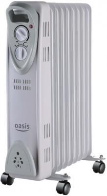 Масляный радиатор Oasis US-25 2500 Вт термостат белый