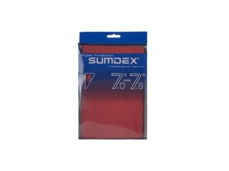 Чехол SUMDEX TCH-704 RD Чехол для планшета 7-7,8" универсальный Красный