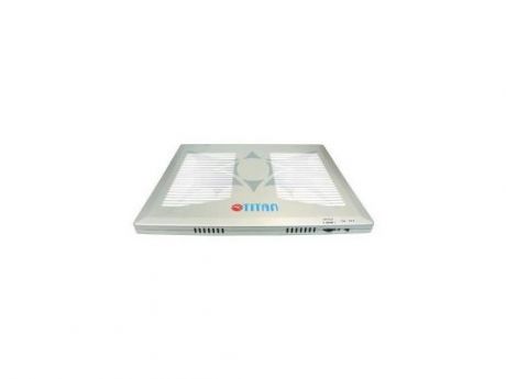Теплоотводящая подставка под ноутбук (универсальная) Titan TTC-G1TZ laptop 12-15", серебро 4 вент. USB Ret