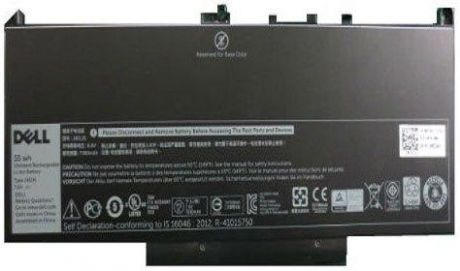 Аккумулятор для ноутбука Dell Latitude E7470/E7270 7200мАч 7.6V DELL Primary 451-BBSY