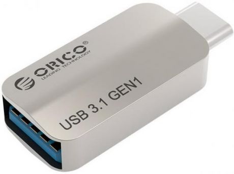 Концентратор USB Type-C Orico CTA2 USB Type-C USB 3.1 серебристый