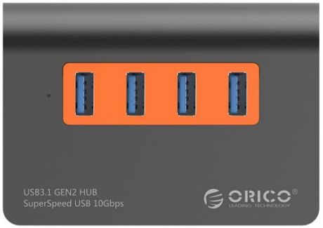 Концентратор USB 3.1 Orico M3H4-G2 4 х USB 3.1 USB A оранжевый