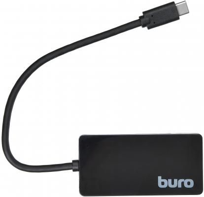 Разветвитель USB Type-C Бюрократ BU-HUB4-0.2-U3.0 4 х USB 3.0 черный