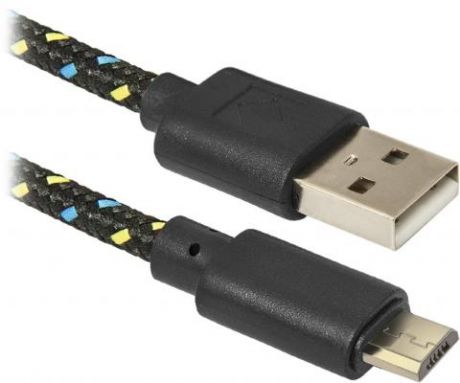 Defender USB кабель USB08-03T USB2.0 AM-MicroBM, 1.0м, пакет (87474)