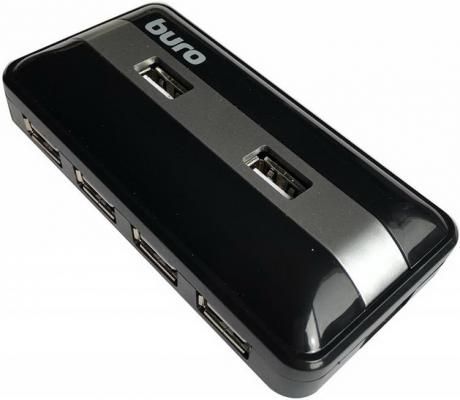 Концентратор USB 2.0 BURO BU-HUB7-U2.0 7 x USB 2.0 черный