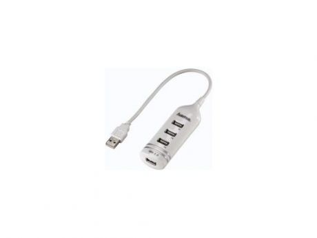 Концентратор USB 2.0 HAMA H-39788 4 x USB 2.0 белый