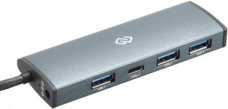 Разветвитель USB Type-C Digma HUB-3U3.0С-UC-G 3 х USB 3.0 USB Type-C серый