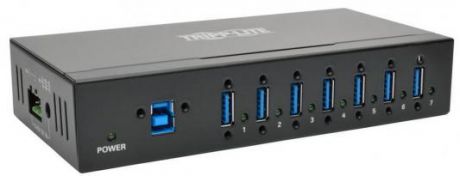 Концентратор USB 3.0 Tripplite U360-007-IND 7 x USB 3.0 черный