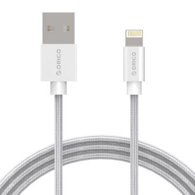 Кабель Lightning USB 2.0 1м Orico LTF-10-SV круглый серебристый