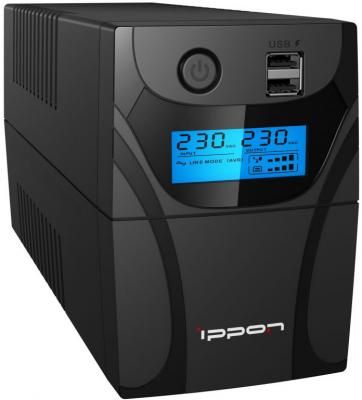 Источник бесперебойного питания Ippon Back Power Pro II Euro 850 850VA Черный