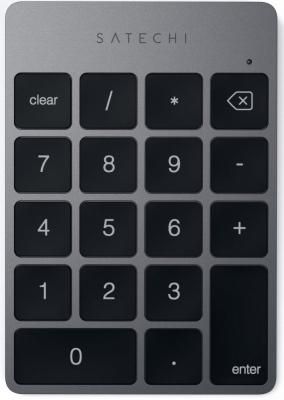 Беспроводной цифровой блок клавиатуры Satechi Aluminum Slim Keypad Numpad. Цвет серый космос.