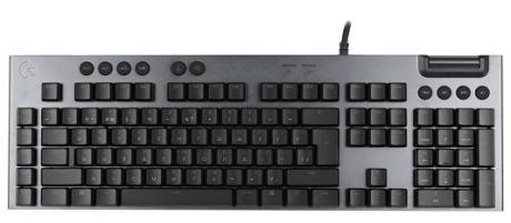 Клавиатура проводная Logitech RGB Mechanical Gaming Keyboard G815 LINEAR SWITCH USB черный (920-009007)