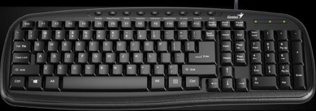 Клавиатура проводная Genius KB-M225 C USB черный