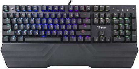 Игровая клавиатура Harper Gaming Sierra GKB-P102 (Xinda Blue Switch, аллюминиевая рама, RGB подсветка, USB)