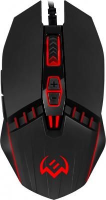 Игровая мышь Sven RX-G810 чёрная (USB, оптическая, 7 кнопок, 4000 dpi, RGB подсветка)