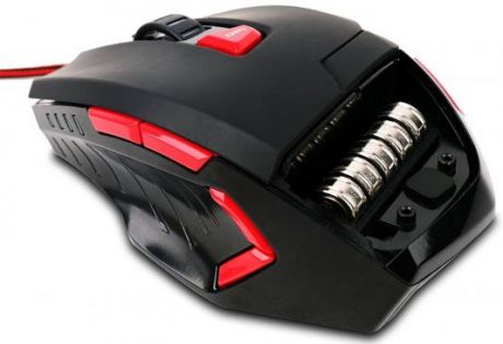 Мышь проводная Lenovo M600 чёрный красный USB GX30J22781