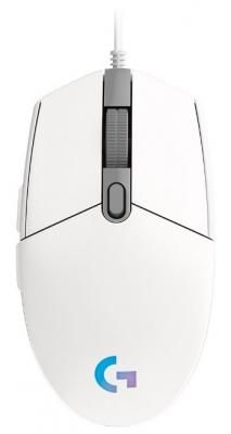 LOGITECH G203 LIGHTSYNC Gaming Mouse - WHITE - EMEA