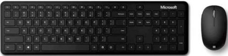 Клавиатура + мышь Microsoft Bluetooth Desktop клав:черный мышь:черный беспроводная BT slim