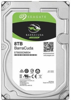 Жесткий диск 3.5" 8 Tb 7200 rpmrpm 256 MbMb cache Seagate Barracuda ST8000DM004 SATA III 6 Gb/s