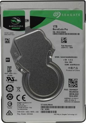 Жесткий диск для компьютера 2.5" 1 Tb 7200rpm 128Mb Seagate Barracuda Pro SATA III 6 Gb/s ST1000LM049