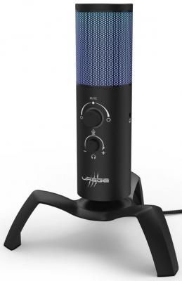 Микрофон проводной Hama Stream 750 HD Illuminated 2.5м черный