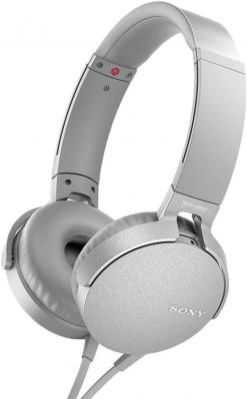 Sony MDR-XB550AP светло-серый, накладные, проводные