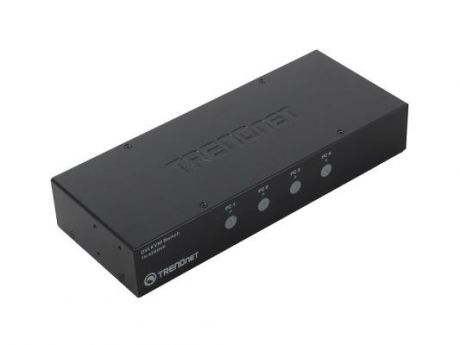 Коммутатор Trendnet TK-422DVK Комплект 4-портовый KVM-переключатель с выходом DVI