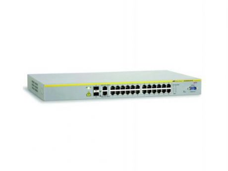 Коммутатор Allied Telesis (AT-8000S/24POE) 24Port POE Stackable Managed 2*10/100/1000T/SFP Combo