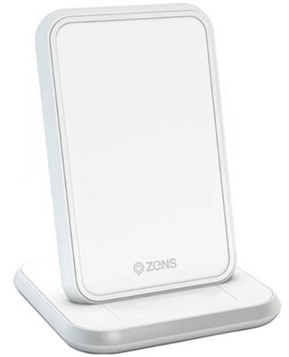 Беспроводное зарядное устройство ZENS Stand Aluminium Wireless Charger. Цвет белый.