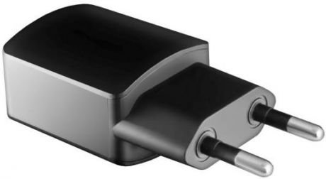 Сетевое зарядное устройство GINZZU GA-3003B USB 1.2A черный