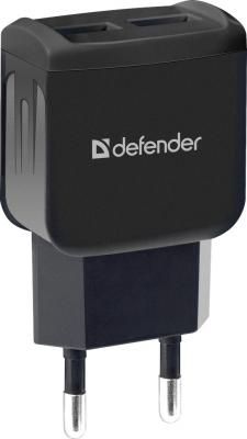 Сетевой адаптер Defender UPC-23 2xUSB,5V/2.1А кабель Type-C