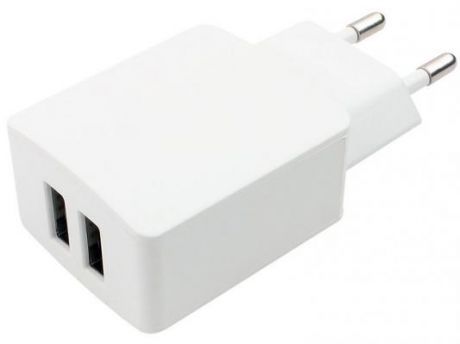 Сетевое зарядное устройство Cablexpert MP3A-PC-13 USB 2.1A белый