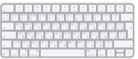 Клавиатура беспроводная Apple Magic Keyboard с Touch ID Bluetooth серебристый (MK2A3RS/A)
