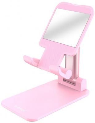 Держатель для смартфона Orico MPHJ (розовый) с зеркалом,