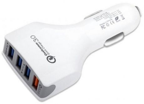 Автомобильное зарядное устройство Cablexpert MP3A-UC-CAR18 7А белый
