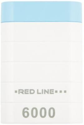 Внешний аккумулятор Power Bank 6000 мАч Red Line S7000 белый УТ000010002