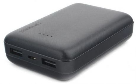 Гарнизон GPB-205 Портативный аккумулятор 20000мА/ч, 2 USB, type-c, 2.4A, черный
