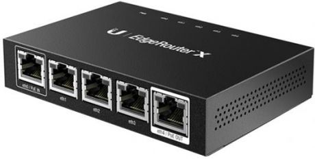 Маршрутизатор Ubiquiti ER-X-EU EdgeRouter X PoE 5x10/100/1000Mbps