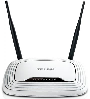 Беспроводной маршрутизатор TP-LINK TL-WR841N 802.11bgn 300Mbps 2.4 ГГц 4xLAN белый