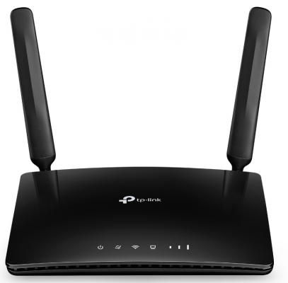 Wi-Fi роутер TP-LINK TL-MR6400 v5 802.11bgn 300Mbps 2.4 ГГц 3xLAN черный