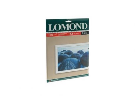 Фотобумага Lomond A4 170г/м2 25л глянцевая для струйной печати 102143