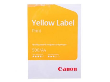 Офисная бумага Canon Yellow Label Print А4 80гр/м2, 500л. класс "C"