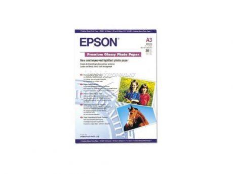 Фотобумага Epson Высококачественная Глянцевая, 255г/м2, A3 (29,7X42)/20л.