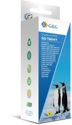 Чернила G&G GG-T6644Y желтый100мл для Epson L100, L110, L120, L130, L132, L210, L222