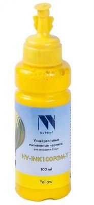 Чернила NV-INK100PGM Yellow универсальные пигментные для аппаратов Epson (100ml) (Китай)