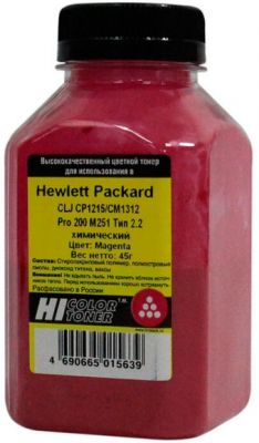 Hi-Black Тонер HP CLJ CP1215/CM1312(Pro 200 M251) химический (Hi-Color) , M, 45 г, банка