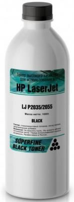 Тонер HP LJ P2035/2055 бутылка 1000 гр SuperFine